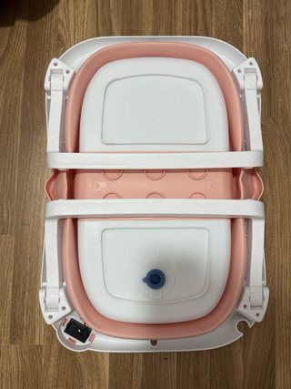 Bañera Plegable Bebé con Termómetro