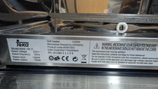 Microondas Teka Inox Integrable