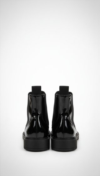 Botines charol ZARA negros