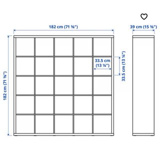 Estantería Kallax 5x5 Ikea Blanca