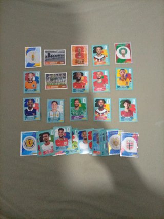 Lote 33 cromos del mundial