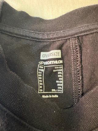 4 (cuatro) Sudaderas Decathlon Oversize 2XL Negra