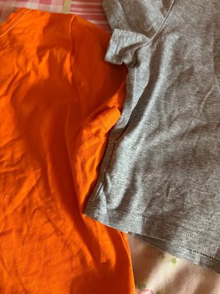 2 Camisetas Crop Top Manga Corta