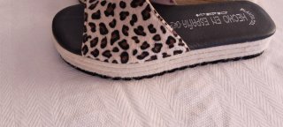 SANDALIAS DE CUÑA ESPARTO, PIEL INTERIOR. 38-39