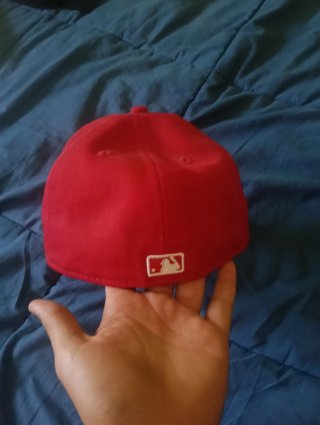 Gorra New Era Yankees Roja Talla 7 3/8