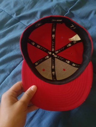 Gorra New Era Yankees Roja Talla 7 3/8