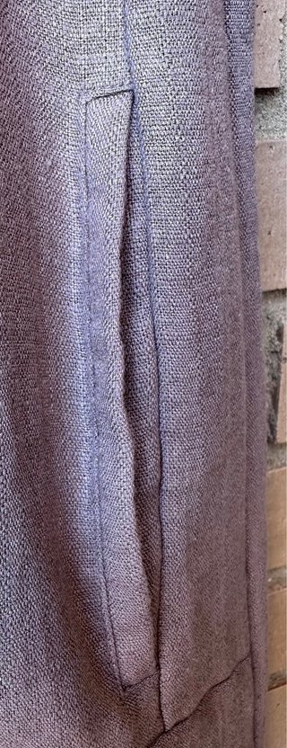 Vestido marrón sin mangas Talla L