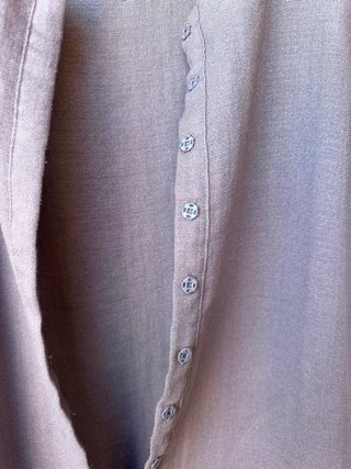 Vestido marrón sin mangas Talla L