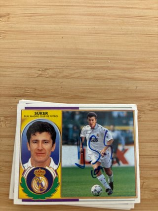 Cromos jugadores Real Madrid 96/97