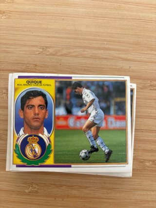 Cromos jugadores Real Madrid 96/97
