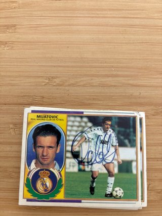Cromos jugadores Real Madrid 96/97