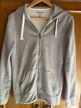 Reebok Sudadera Gris Talla XS