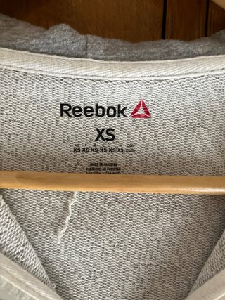 Reebok Sudadera Gris Talla XS