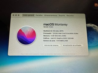 MacBook Air Apple Plata