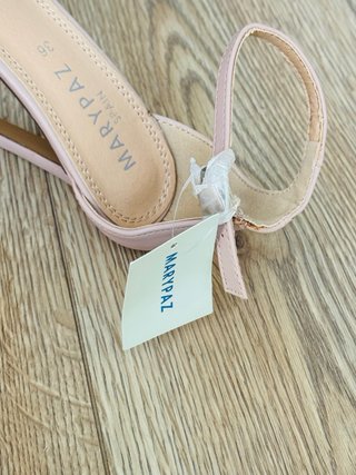 Sandalias tacón Marypaz nude talla 38
