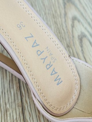 Sandalias tacón Marypaz nude talla 38