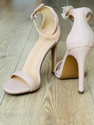 Sandalias tacón Marypaz nude talla 38