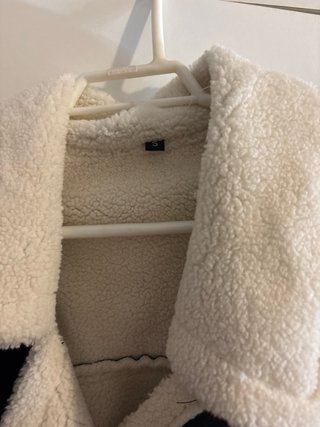 Chaqueta aviador negra y blanca