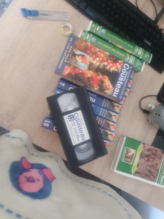 Lote Cintas VHS Jacques Cousteau