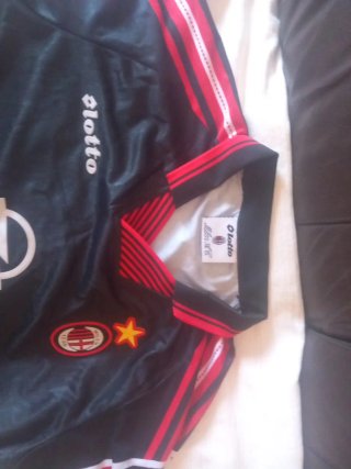 Camiseta Retro AC Milan Lotto Talla M