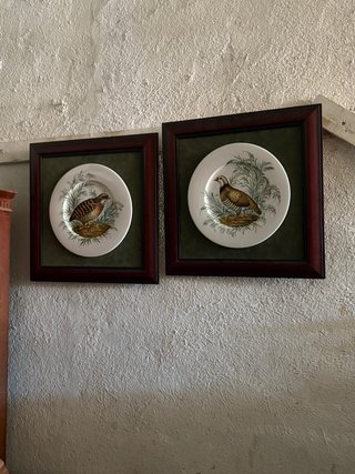 Pareja de cuadros de ceramica