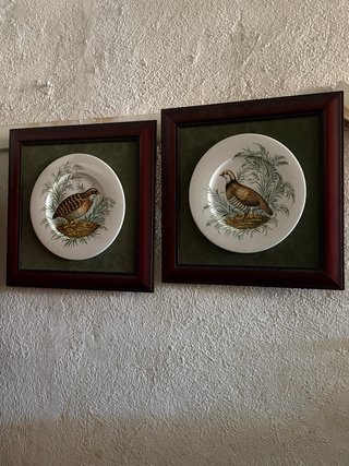 Pareja de cuadros de ceramica