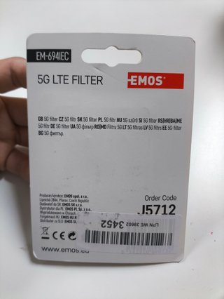 Filtro EMOS 5G LTE EM-694IEC