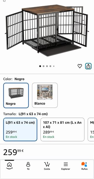 Jaula para perros Bingo Paw PRECINTADA