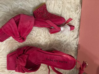 Sandalias Alma en Pena Tacon Rosa