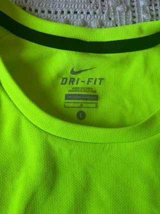 Camiseta Nike Deportiva Talla L Amarilla