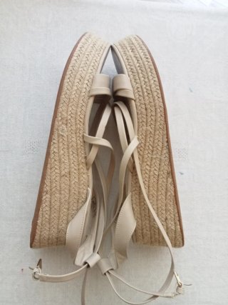 Cuñas Esparto Lefties Beige Talla 41