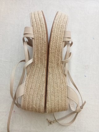 Cuñas Esparto Lefties Beige Talla 41