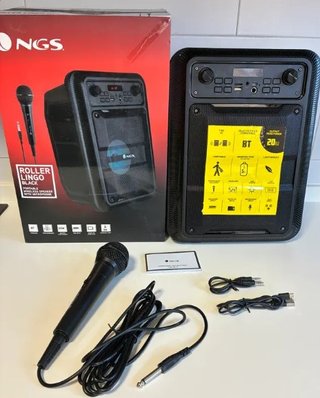 Altavoz Karaoke NGS Roller Lingo 20W + Micro