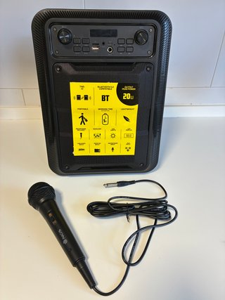 Altavoz Karaoke NGS Roller Lingo 20W + Micro