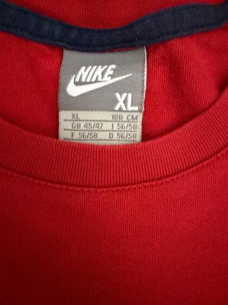 Nike Sportswear Vintage T-Shirt Rossa Boxy Y2K XL