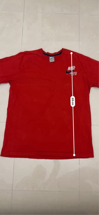 Nike Sportswear Vintage T-Shirt Rossa Boxy Y2K XL