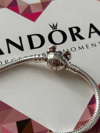 Pulsera Pandora 18cm con Charm Stitch