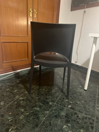 4Sillas Monobloc color antracita de Grand soleil