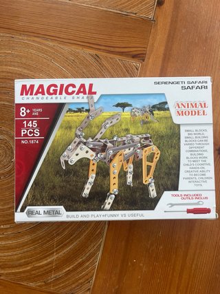 Juego de construcción metálico Magical