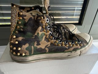 Converse All Star 41.5 Customizadas Verde (16)