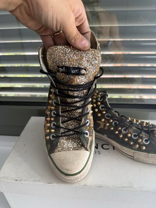 Converse All Star 41.5 Customizadas Verde (16)