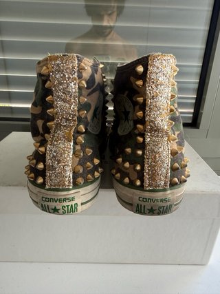 Converse All Star 41.5 Customizadas Verde (16)