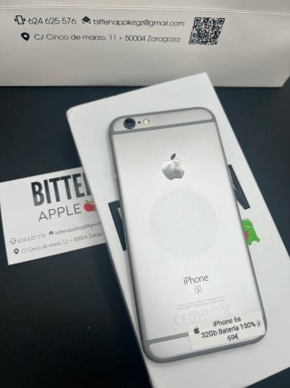 iPhone 6S  32GB  BAT 100%/ GARANTIA! CAMBIOS!