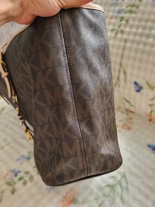 Bolso Michael Kors Marrón y Beige