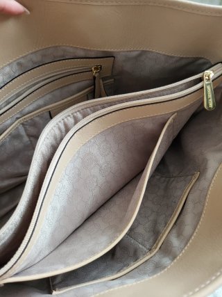 Bolso Michael Kors Marrón y Beige