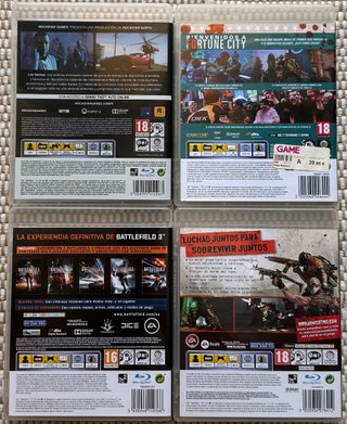 Pack 4 Juegos PS3: GTA V, Dead Rising, etc.