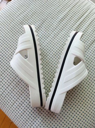 Ciabatte Converse bianche in gomma