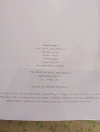 EMAT 6° primaria Tekman