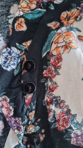 Camisa Mango flores Algodon