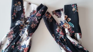 Camisa Mango flores Algodon
